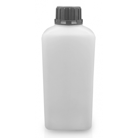 AX1000 FLACONE QUADRO GRADUATO 1000 ML TAPPO A SIGILLO